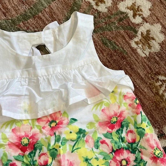 Janie and Jack Floral Print Top - Picture 2 of 4